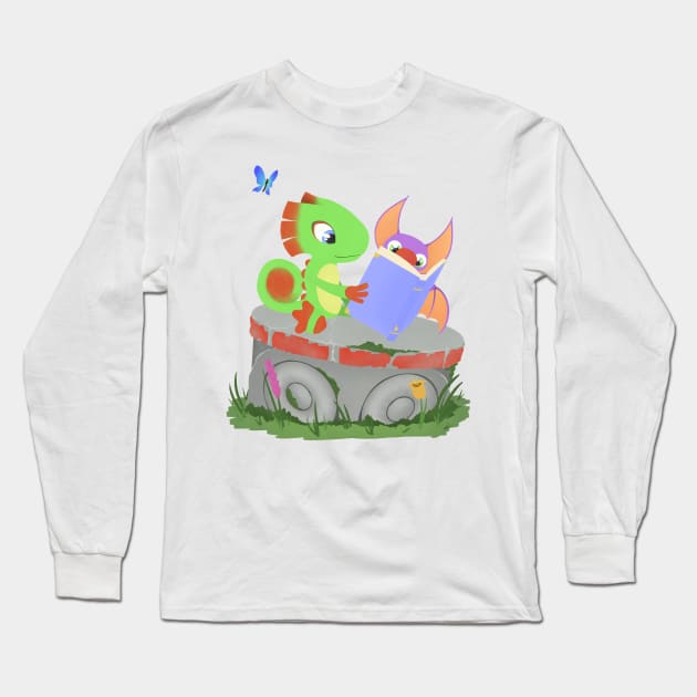 Little Golden Tomes Long Sleeve T-Shirt by W164